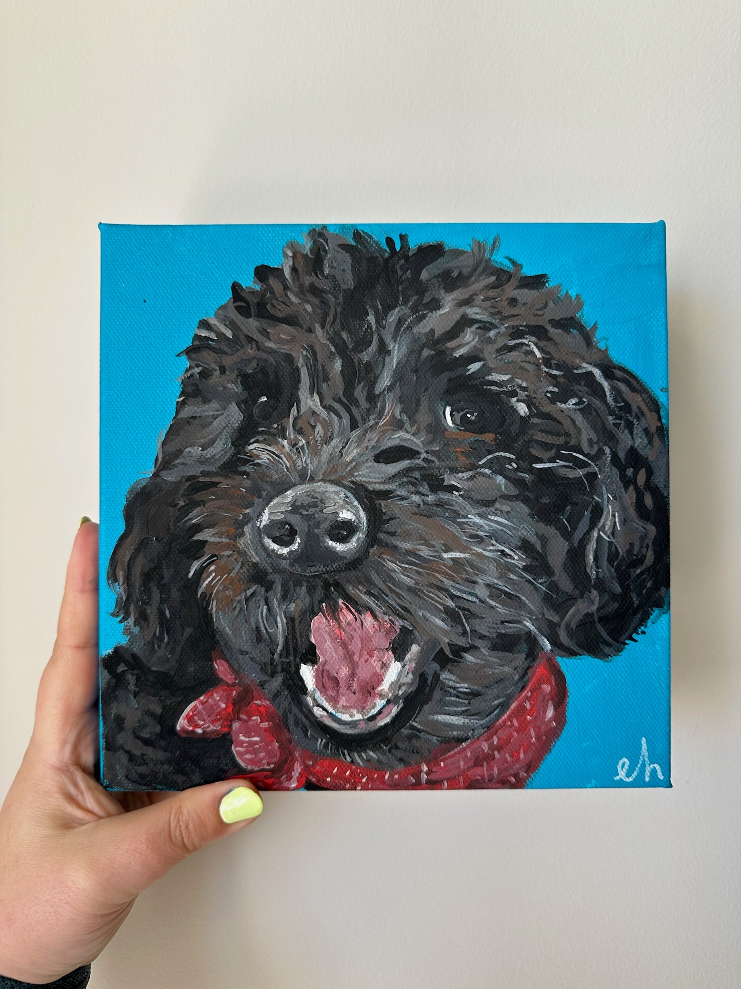 Custom Pet Portrait — 8×8